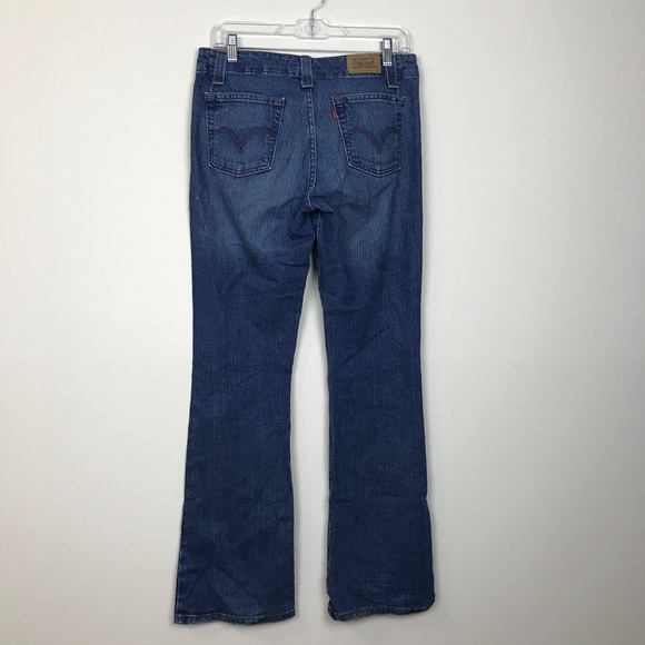 LEVI'S 525 boot cut dark wash 6 jeans - Picture 5 of 7